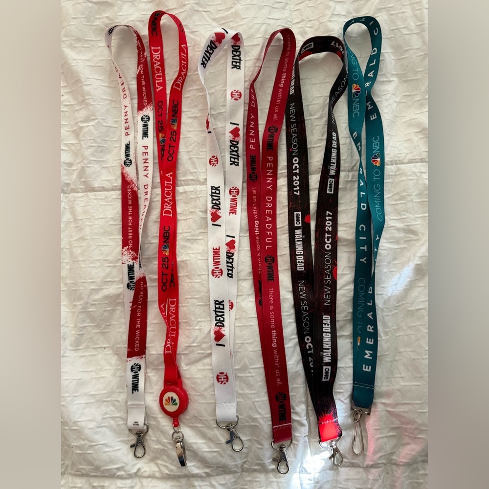 6 Comic-Con Lanyards